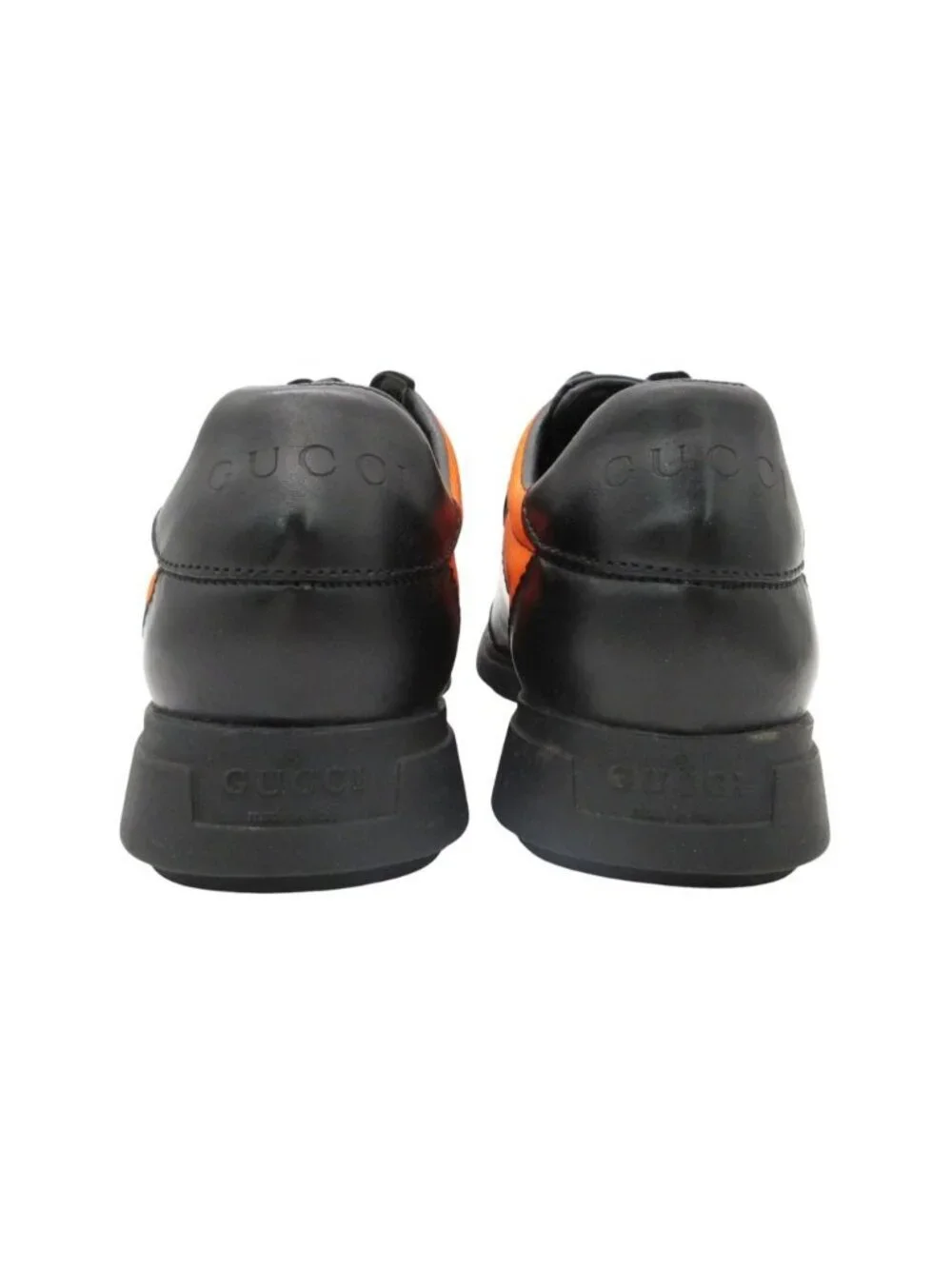 Gucci Tom Ford Era Sneakers Velcro Leather Shu Y2k Low-Cut Black